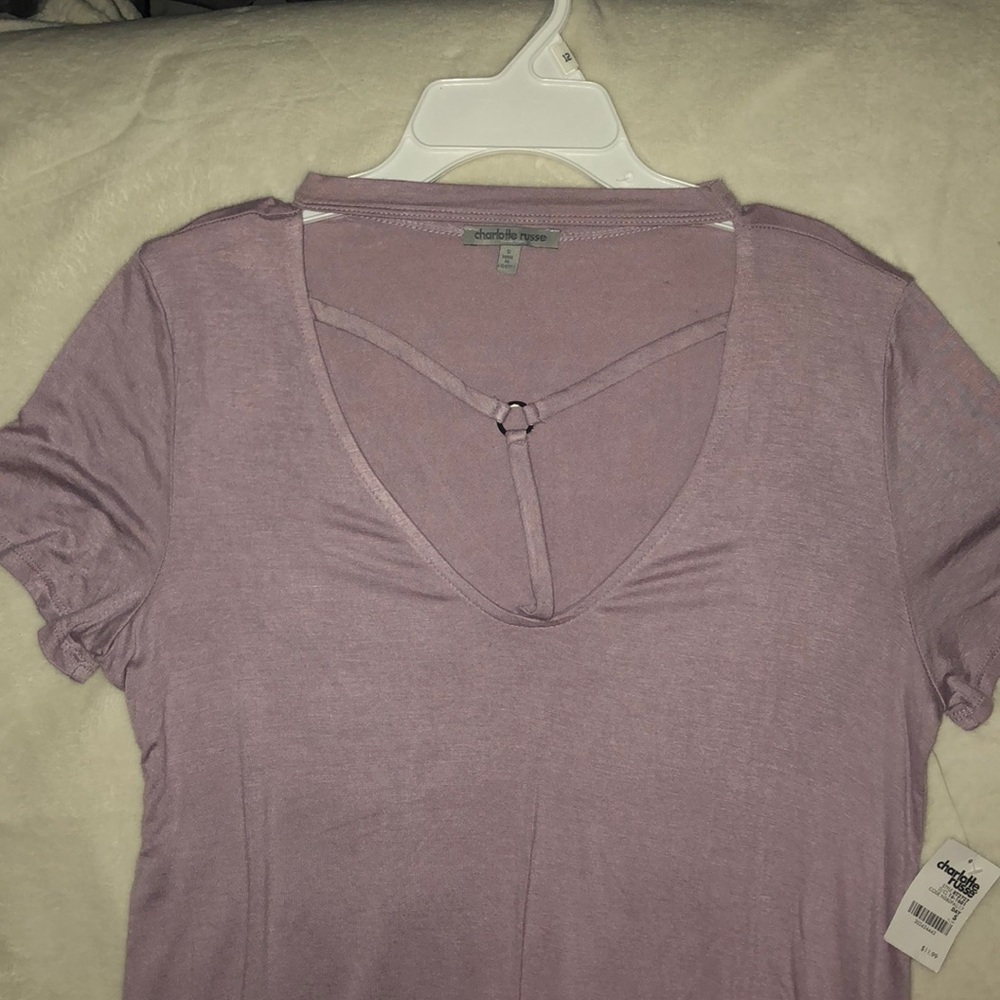 Charlotte Russe purple tshirt